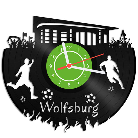 Schallplattenuhr Wolfsburg