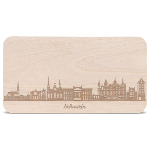 Frühstücksbrettchen Skyline Schwerin