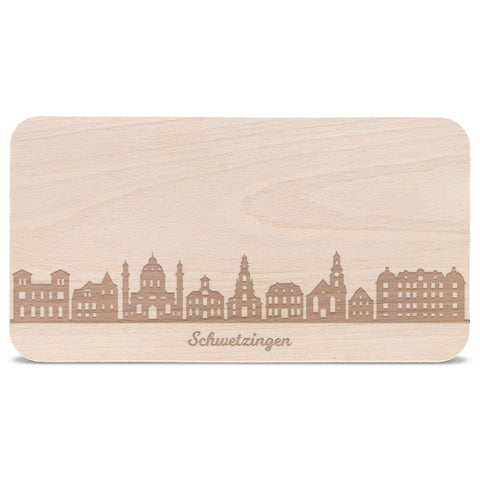 Frühstücksbrettchen Skyline Schwetzingen