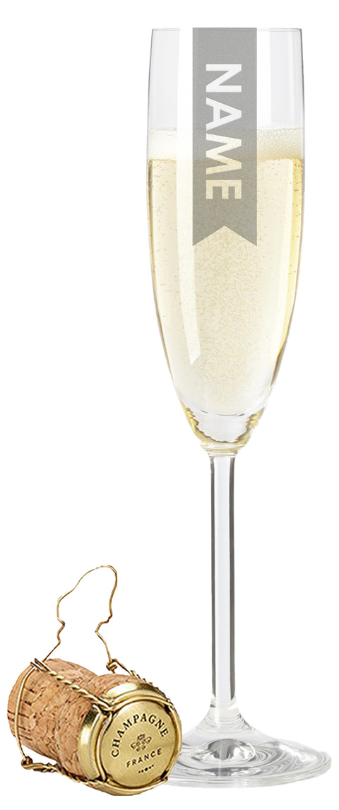 Leonardo Glas mit Gravur - "Elegant"