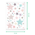 Wandsticker Set Pastell Sterne 2.0