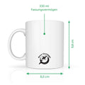 Bedruckte Tasse mit Spruch Pew Pew Madafakas