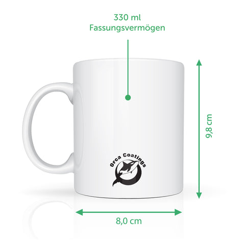 Bedruckte Tasse mit Spruch Ich kam, sah und hatte direkt keinen Bock V2