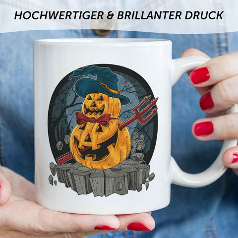Bedruckte Tasse mit Motiv im Pumpkin Design