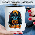 Bedruckte Tasse mit Motiv im Halloween Reaper Design