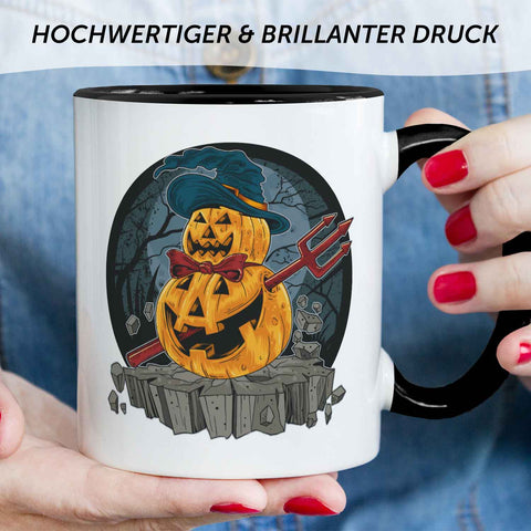 Bedruckte Tasse mit Motiv im Pumpkin Design