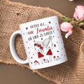 Bedruckte Tasse mit Spruch Glück ist eine Freundin
