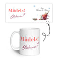 Bedruckte Tasse mit Weihnachtsmotiv - Mädels Glühwein mit Namen