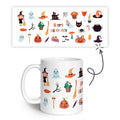Bedruckte Tasse im Halloween Motive Design