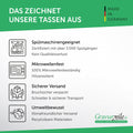 Bedruckte Tasse mit Spruch Ich bin Schwanger ich darf das