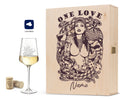 Leonardo Weinglas mit Gravur "Tattoo Girl One Love"