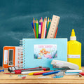 Schuletiketten mit Namen - Meerjungfrau V2 Design - 100 Aufkleber in verschiedenen Größen