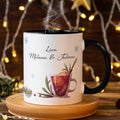 Bedruckte Tasse mit Weihnachtsmotiv - Mädels Glühwein mit Namen
