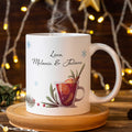 Bedruckte Tasse mit Weihnachtsmotiv - Mädels Glühwein mit Namen