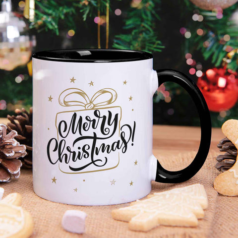 Bedruckte Tasse mit Weihnachtsmotiv im Weihnachtsgeschenk Design