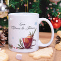 Bedruckte Tasse mit Weihnachtsmotiv - Mädels Glühwein mit Namen