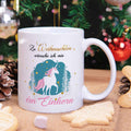Bedruckte Tasse mit Weihnachtsmotiv - Zu Weihnachten wünsche ich mir ein Einhorn