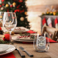 Teelicht mit Gravur - Weihnachtsdeko - Frohe Weihnachten Ast - Personalisiert mit Name