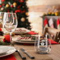 Teelicht mit Gravur - Weihnachtsdeko - Oh du fröhliche - Personalisiert mit Name