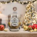 Teelicht mit Gravur - Weihnachtsdeko - Frohe Weihnachten Ast - Personalisiert mit Name