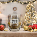 Teelicht mit Gravur - Weihnachtsdeko - Oh du fröhliche - Personalisiert mit Name