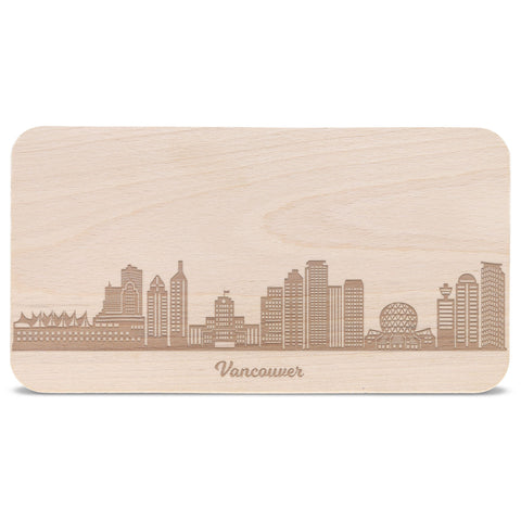 Frühstücksbrettchen Skyline Vancouver