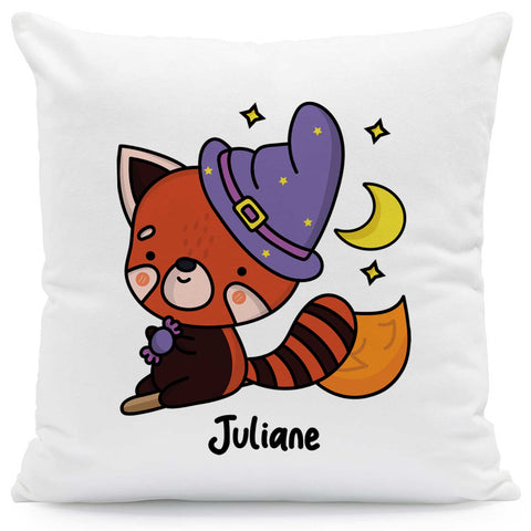 Bedrucktes Kissen mit Motiv Halloween Tiere