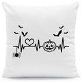 Bedrucktes Kissen mit Motiv Pumpkin Heartbeat