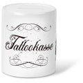 Bedruckte Spardose - Tattookasse Design