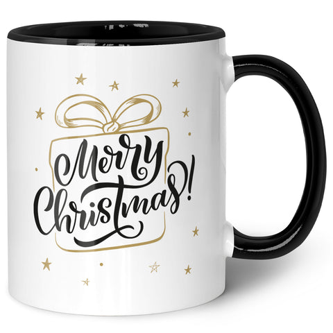 Bedruckte Tasse mit Weihnachtsmotiv im Weihnachtsgeschenk Design