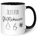 Bedruckte Tasse mit Weihnachtsmotiv - Zeit für Glühckswein