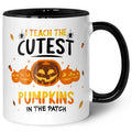 Bedruckte Tasse mit Spruch I teach the cutest Pumpkins