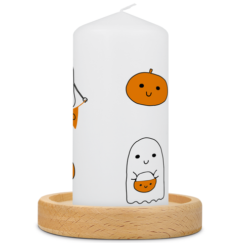 Kleine Kerze "Halloween Geist"