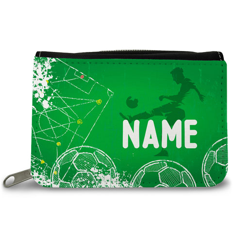 Bedruckte Geldbörse für Kinder im Fußball Design