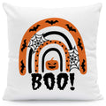 Bedrucktes Kissen mit Motiv Halloween Regenbogen