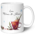 Bedruckte Tasse mit Weihnachtsmotiv - Mädels Glühwein mit Namen