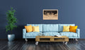 3D Wandbild aus Holz Skyline Hamburg
