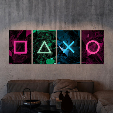 Wandtattoo Spielkonsole für Gamer
