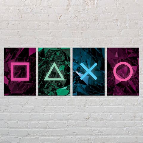 Wandtattoo Spielkonsole für Gamer