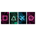 Wandtattoo Spielkonsole für Gamer