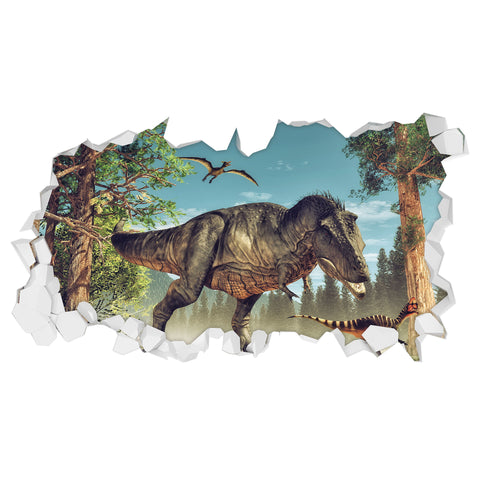 Wandtattoo Kinderzimmer Dinosaurier & T-Rex Design
