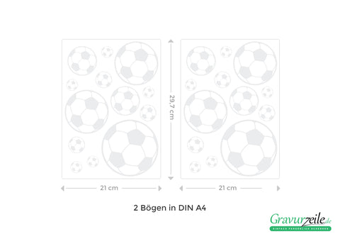 Wandsticker Set Fußball