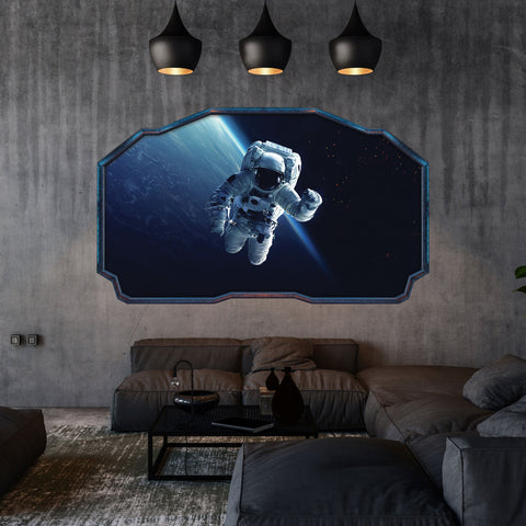 Wandtattoo Kinderzimmer Weltraum & Astronaut Design