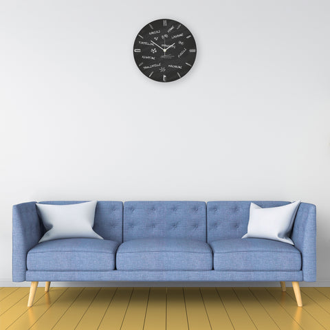 Wanduhr aus Holz Pastalover