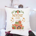 Kissen mit Weihnachtsmotiv - Winterzauber  - Weihnachtsdeko - Geschenk für Frauen & Männer