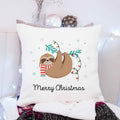 Kissen mit Weihnachtsmotiv - Merry Christmas Faultier - Weihnachtsdeko - Für Frauen & Männ