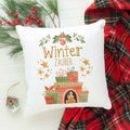 Kissen mit Weihnachtsmotiv - Winterzauber  - Weihnachtsdeko - Geschenk für Frauen & Männer