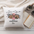 Bedrucktes Kissen mit Motiv "Oma & Opa Enkelkind" mit Wunschnamen