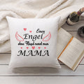 Bedrucktes Kissen mit Spruch Engel ohne Flügel