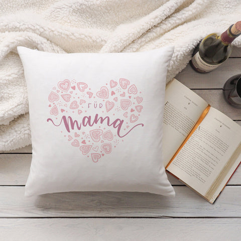 Bedrucktes Kissen mit Spruch Für Mama